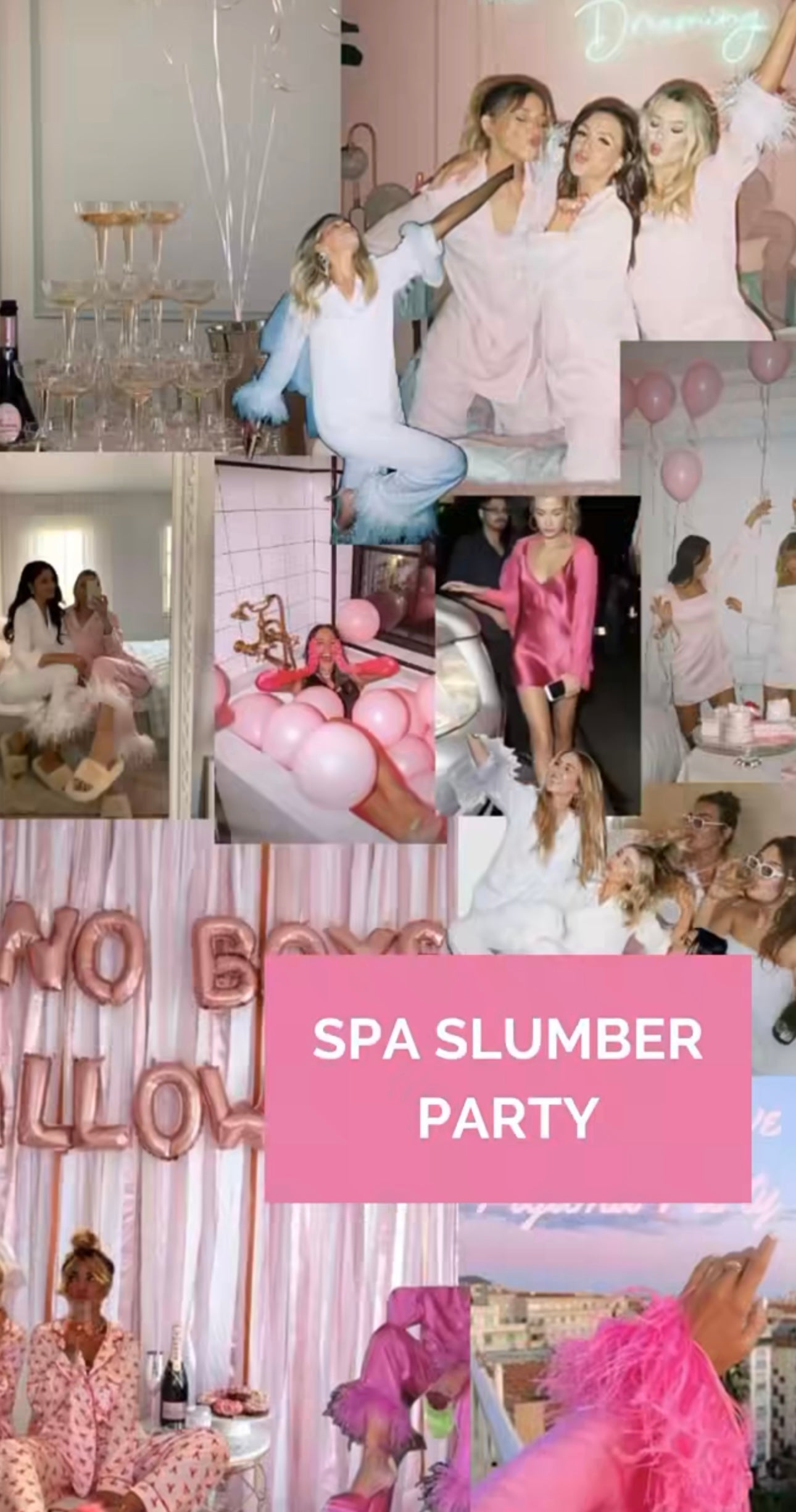 spa slumber party