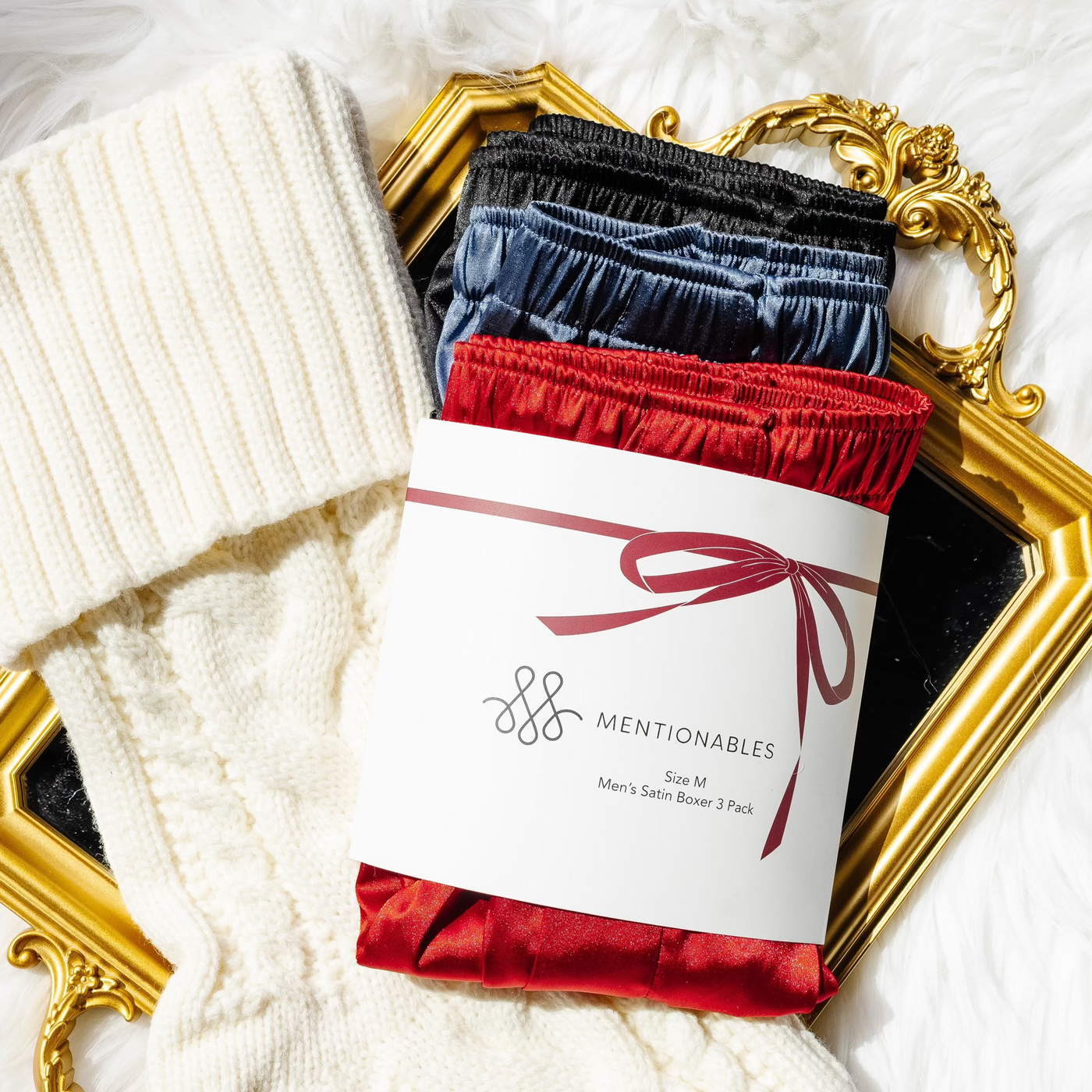 Men's Satin Boxers - Gift Pack