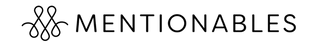 The black Mentionables logo on a transparent background, featuring an ampersand symbol and the brand name in a clean sans-serif font.