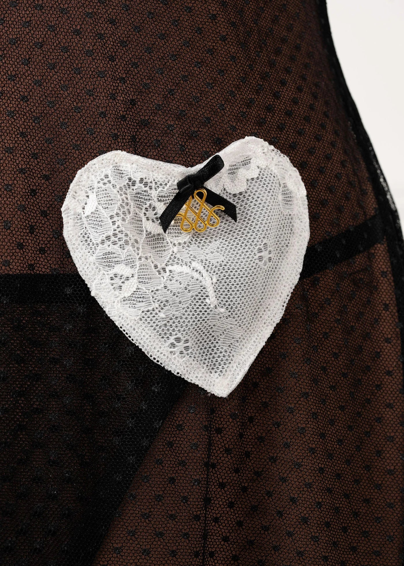 French Maid Roleplay Babydoll - Black