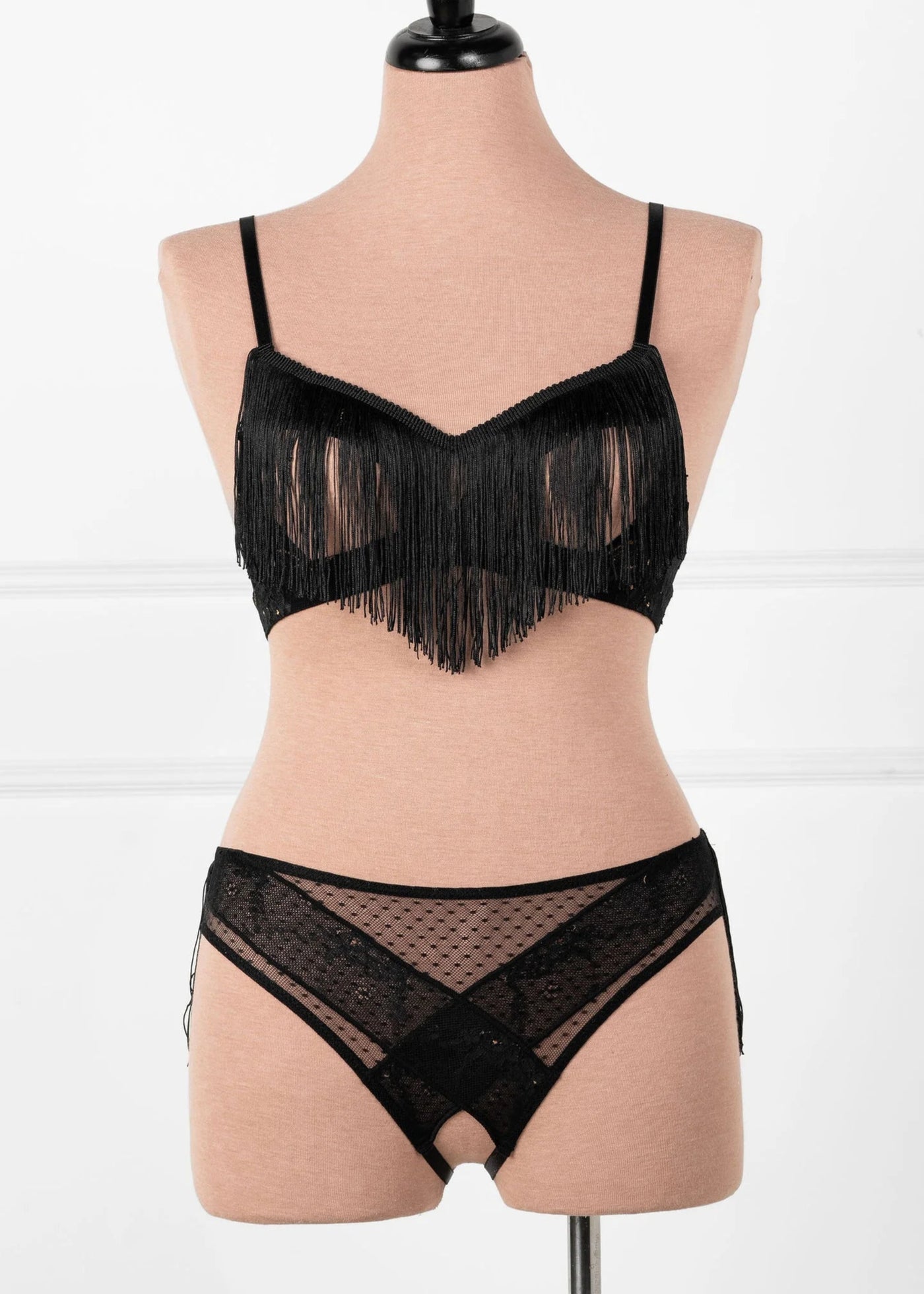 Not My First Rodeo Roleplay Cupless Bralette - Black