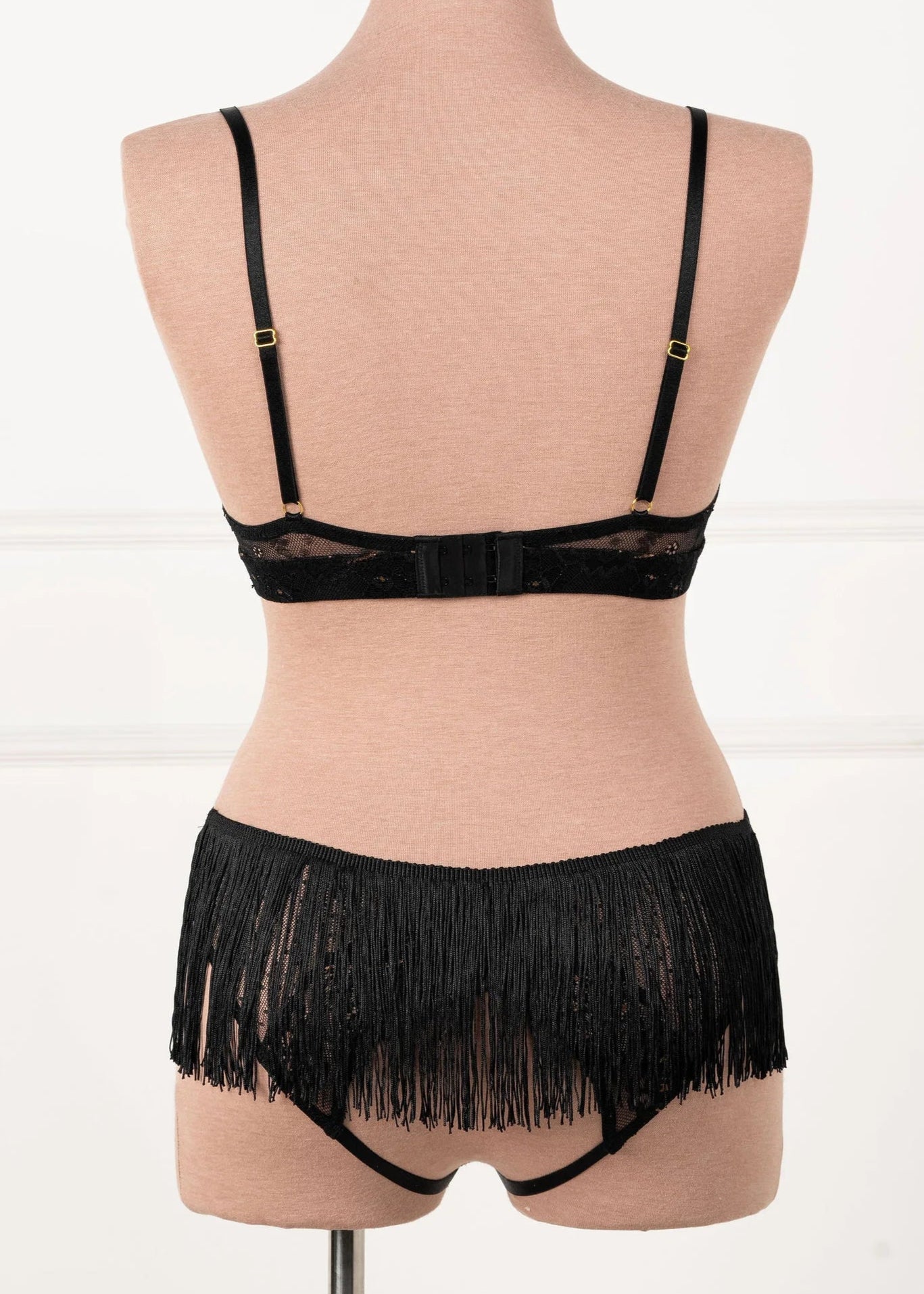 Not My First Rodeo Roleplay Cupless Bralette - Black