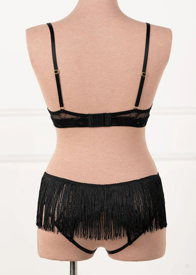 Not My First Rodeo Roleplay Cupless Bralette - Black