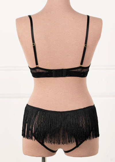 Not my First Rodeo Roleplay Crotchless Panty - Black