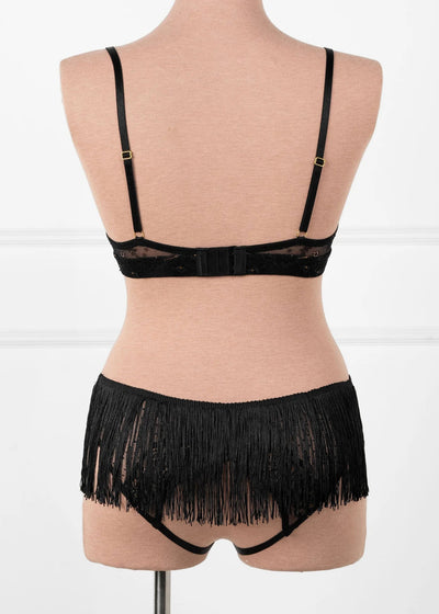 Not my First Rodeo Roleplay Crotchless Panty - Black