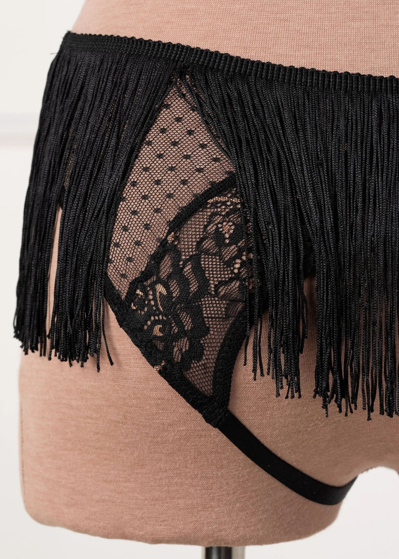 Not my First Rodeo Roleplay Crotchless Panty - Black