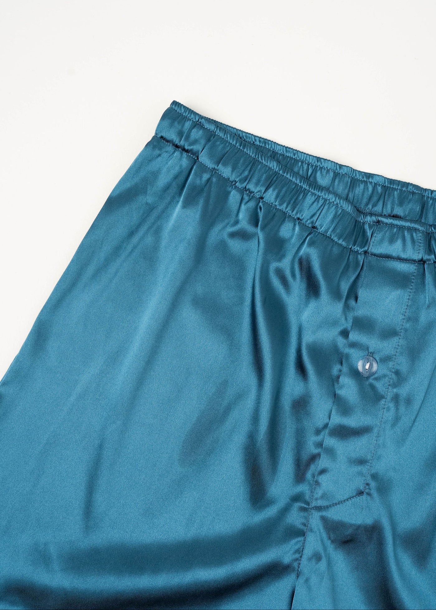 Men's Satin Boxer - Retro Blue