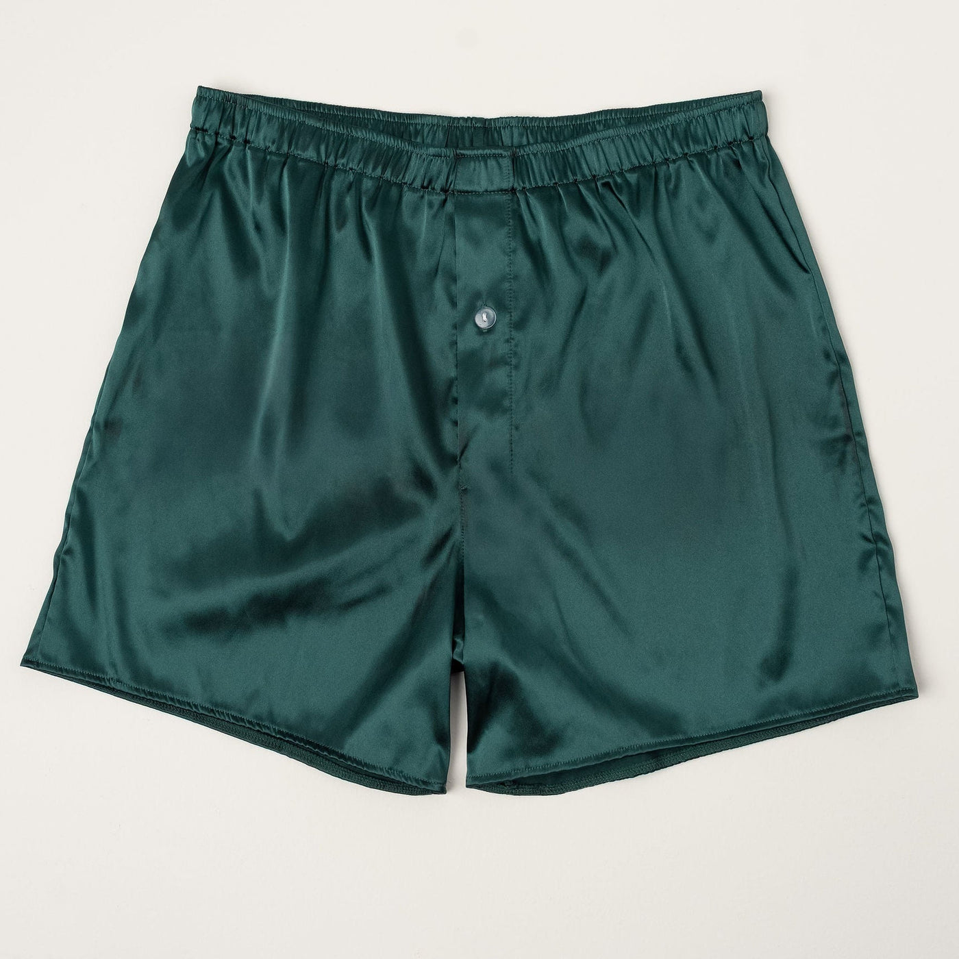 Men's Satin Boxer - Alps Green