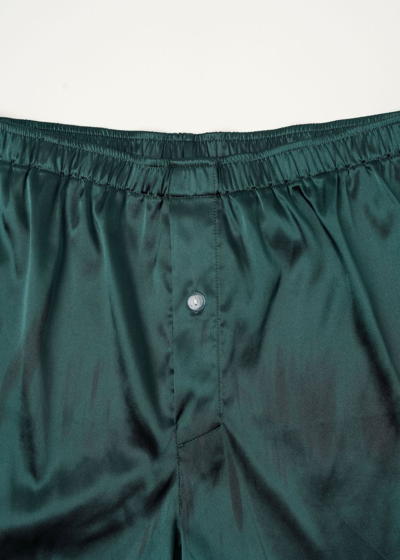Men's Satin Boxer - Alps Green