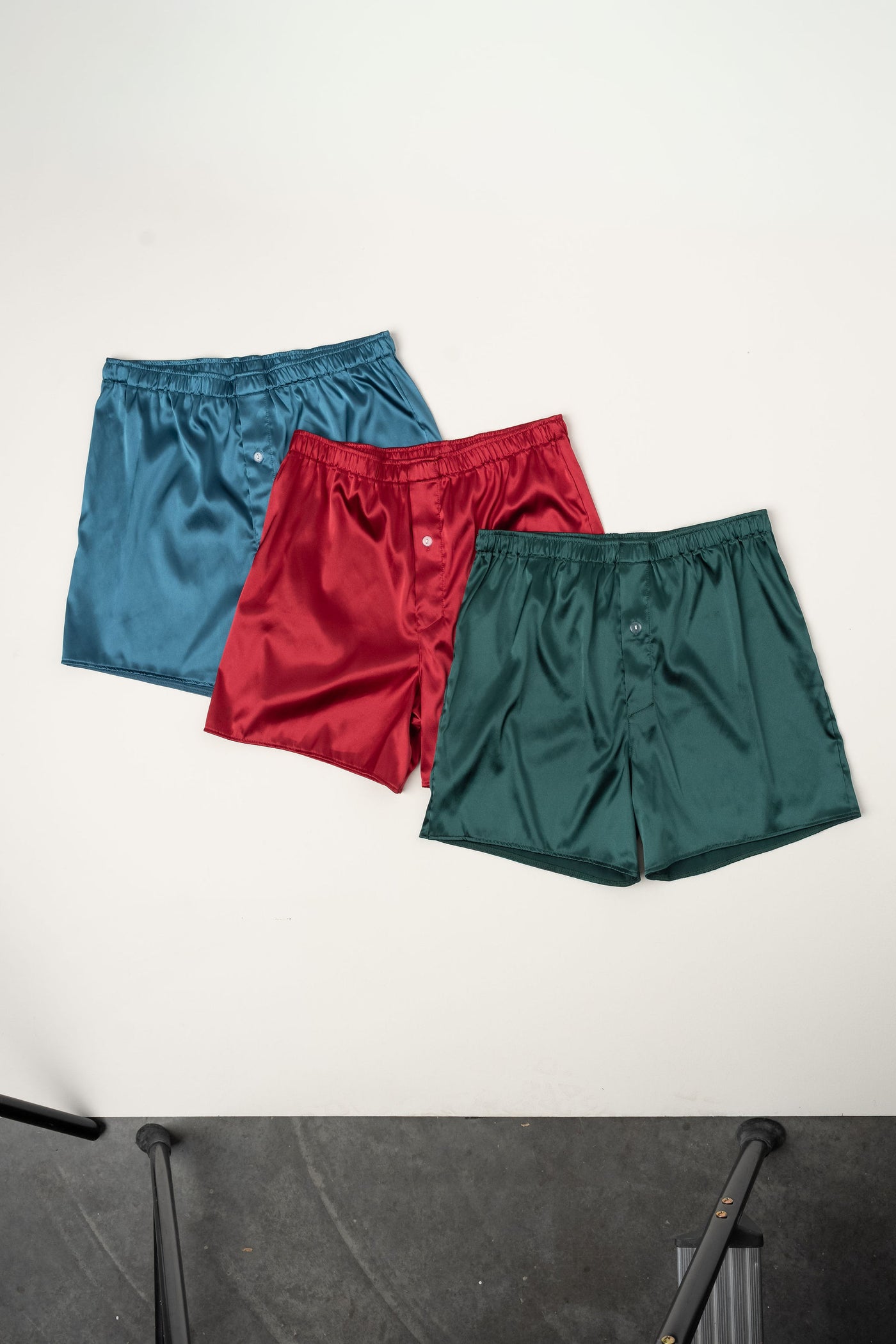 Men's Satin Boxer - Red