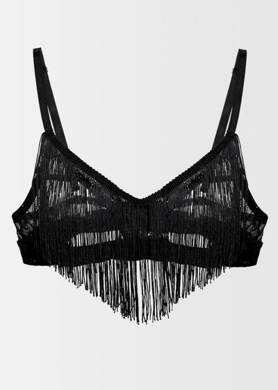 Not My First Rodeo Roleplay Cupless Fringe Bralette
