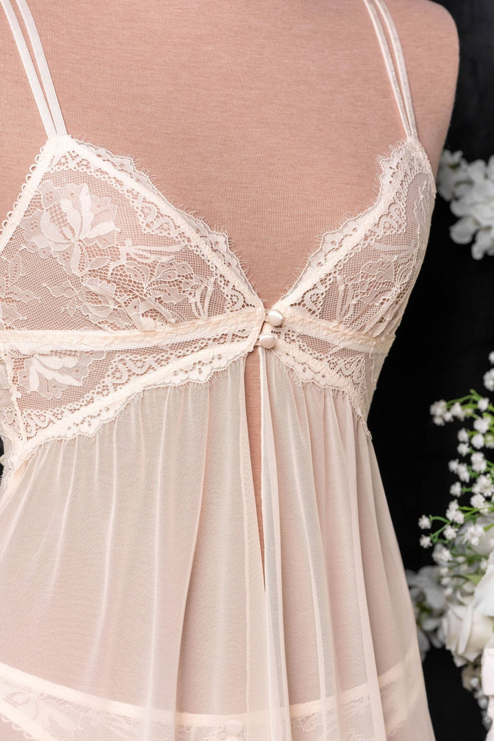 sheer babydoll top