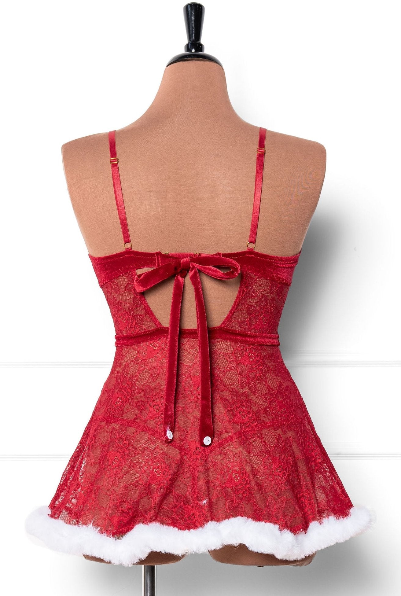 Lace & Velvet Babydoll - Mentionables