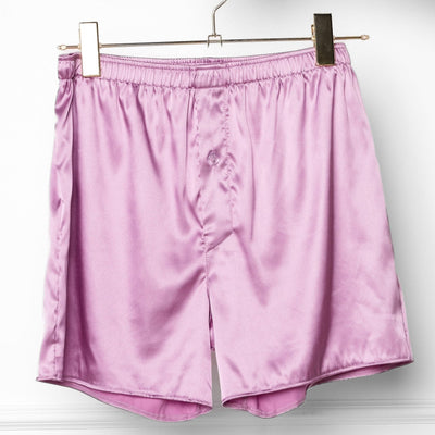 Men's Satin Boxer - Lilac - Mentionables