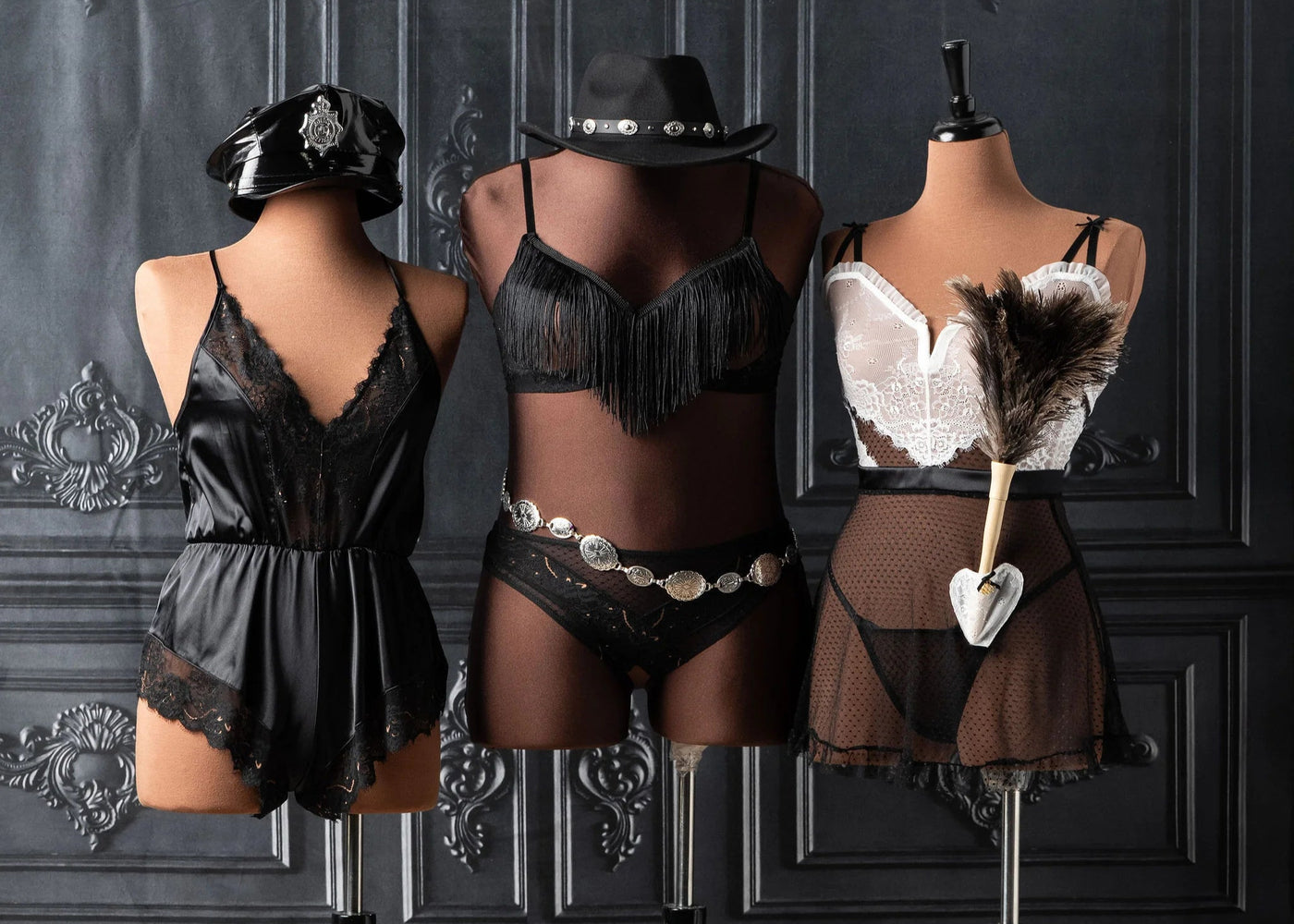 Not my First Rodeo Roleplay Crotchless Panty - Black