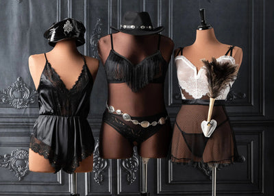 Not my First Rodeo Roleplay Crotchless Panty - Black