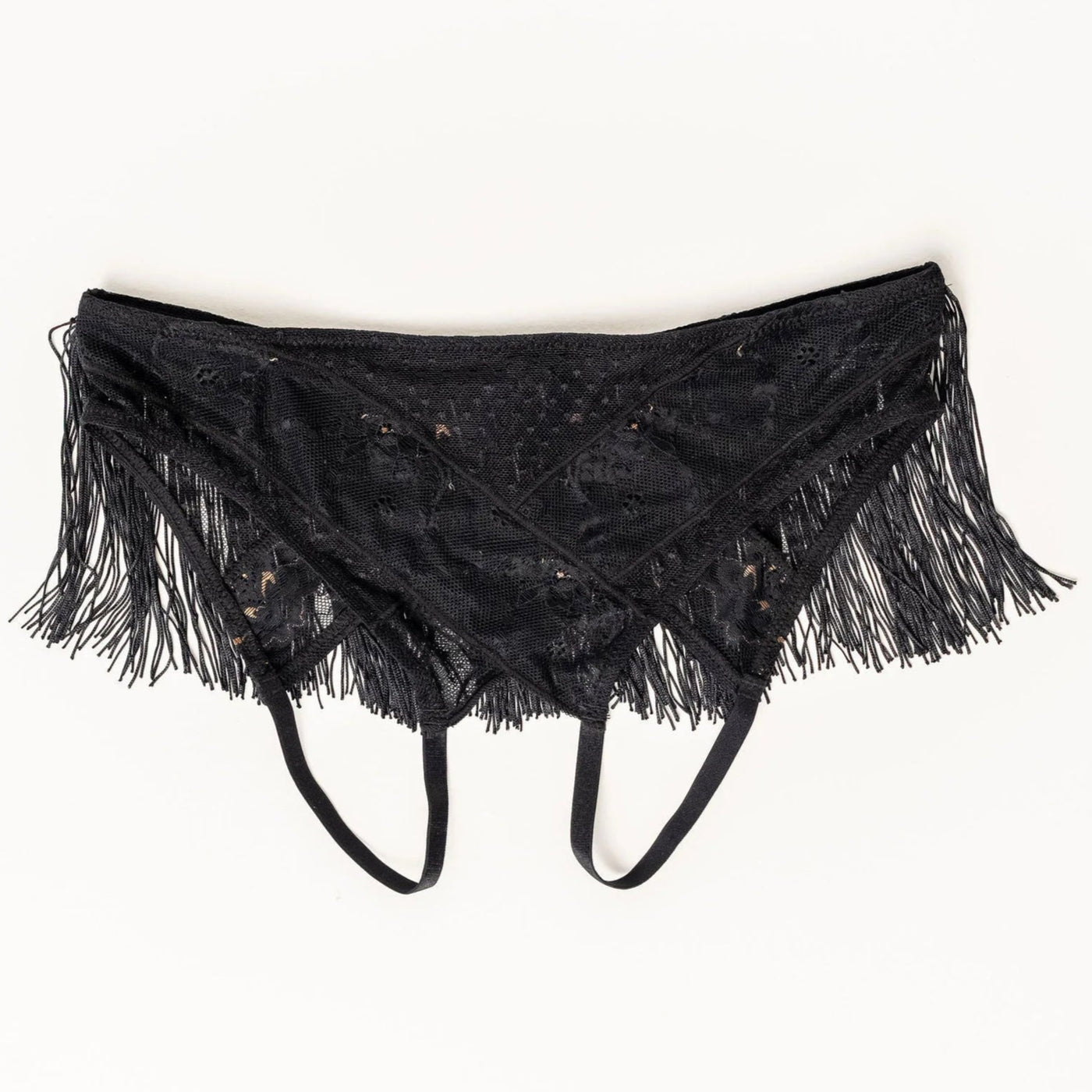 Not my First Rodeo Roleplay Crotchless Panty - Black