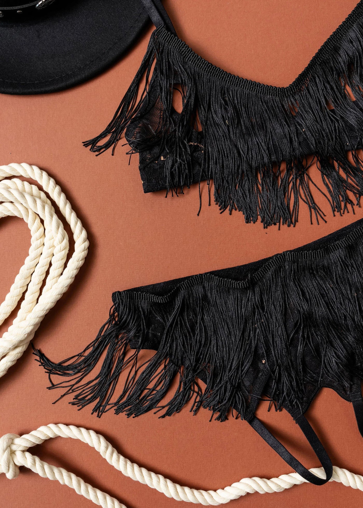 Not my First Rodeo Roleplay Crotchless Panty - Black