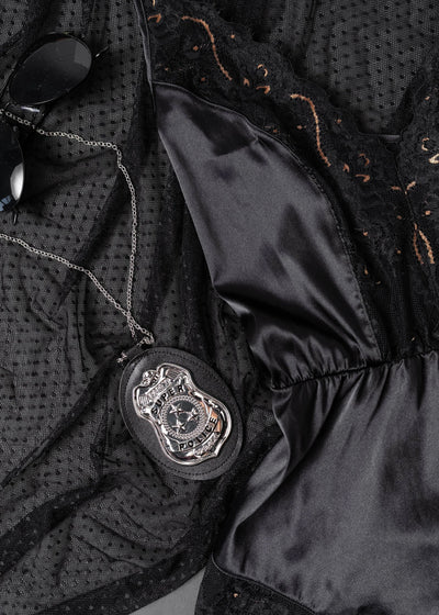 Cops & Robbers Roleplay Romper - Black