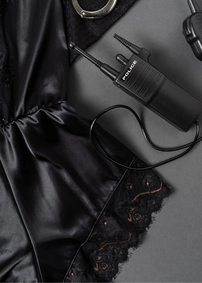 Cops & Robbers Roleplay Romper - Black