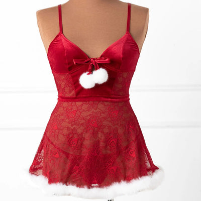 Lace & Velvet Babydoll