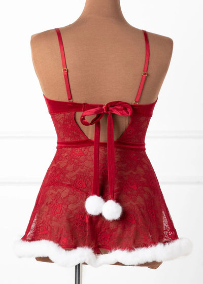 Lace & Velvet Babydoll