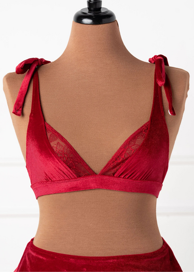 Velvet & Lace Bralette