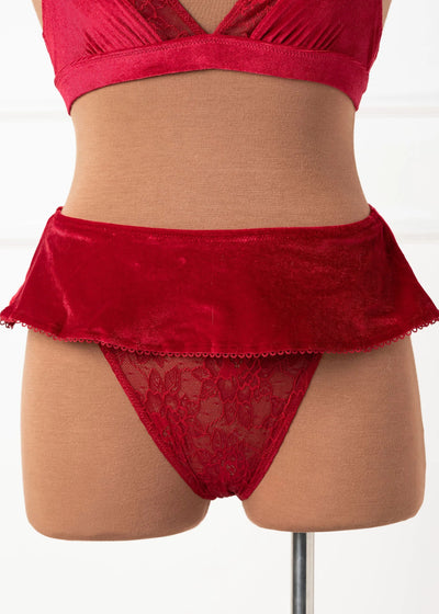 Velvet & Lace Cheeky Panty