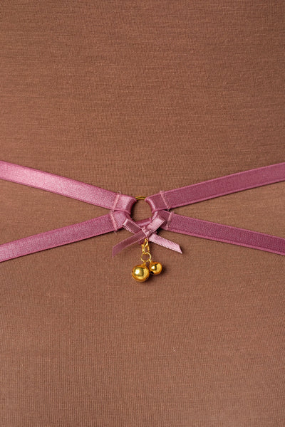 Strappy Ouvert Charm Panty - Sugarplum Pink