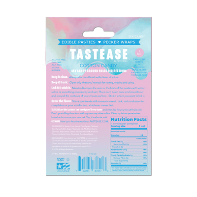 Tastease Edible Pasties - Cotton Candy - Mentionables