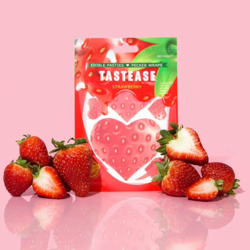 Tastease Edible Pasties - Strawberry - Mentionables