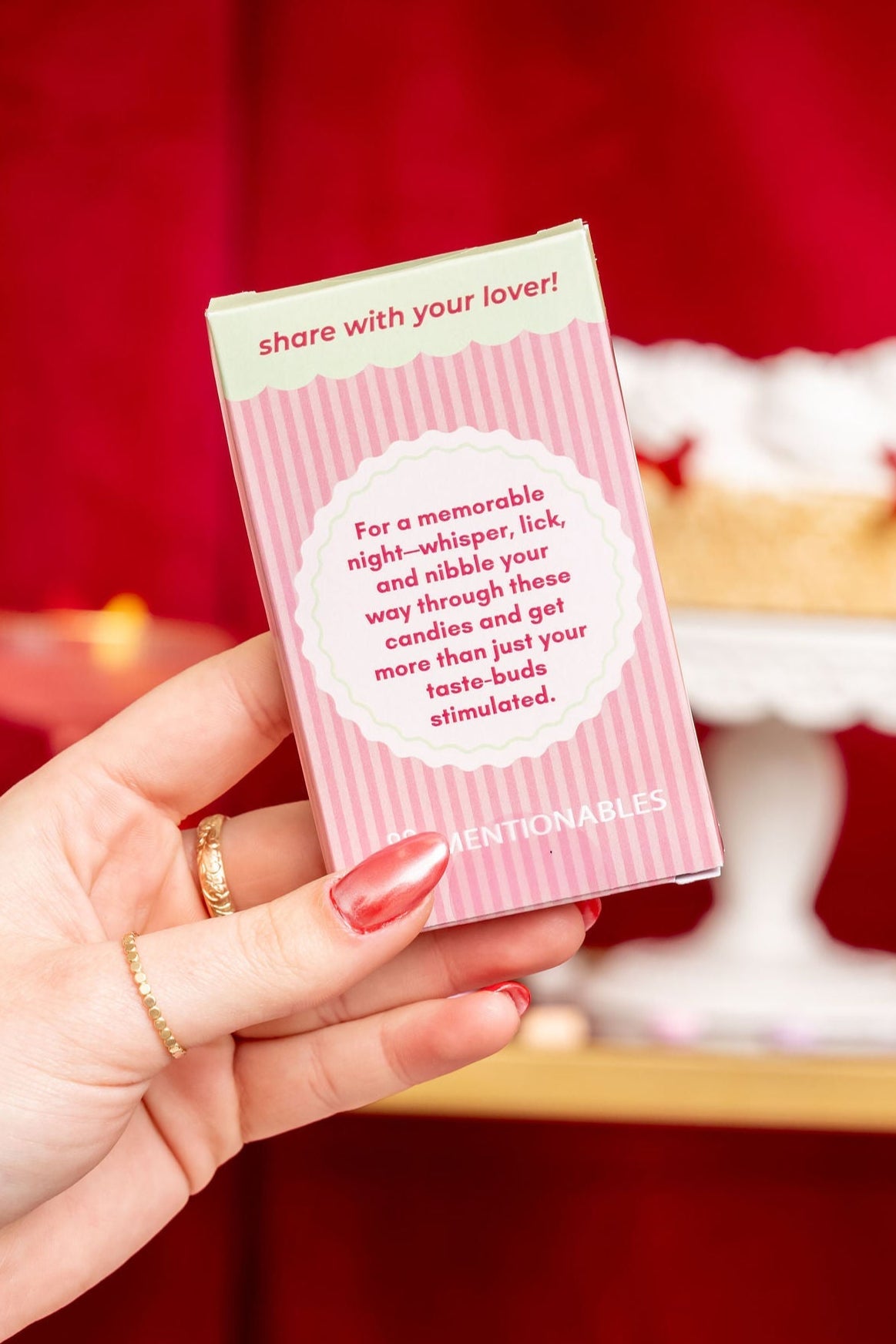 Tease Treats Foreplay Candy Hearts - Mentionables