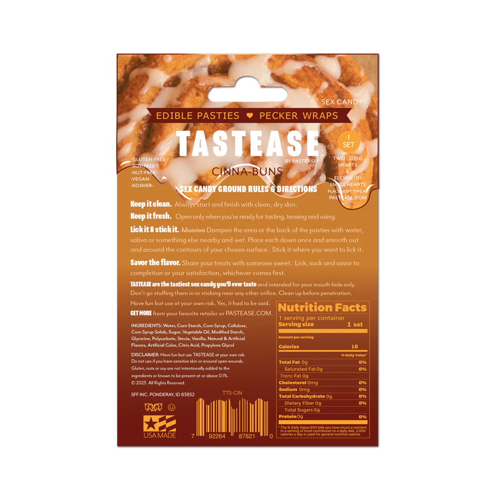Tastease Edible Pasties - Cinna-Buns