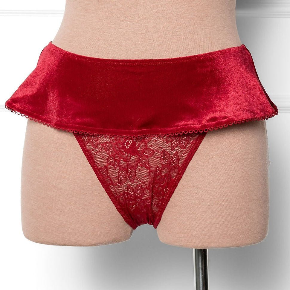 Velvet & Lace Cheeky Panty - Mentionables