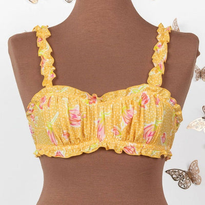 Gathered Ruffle Bralette - Mentionables
