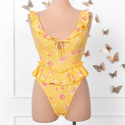 Karlie's Floral Ruffle Teddy - Mentionables
