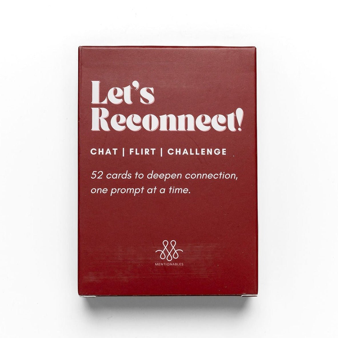 Let's Reconnect Card Game | Mentionables