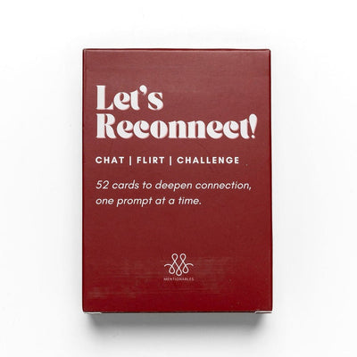 Let's Reconnect Card Game - Mentionables