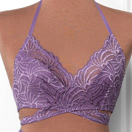 Strappy Wrap Bralette - Lavender Haze - Mentionables